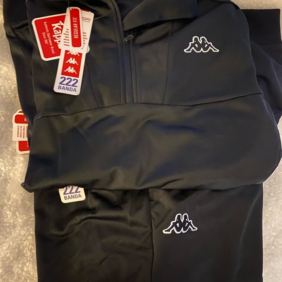 Men’s size L Kappa April’s on the Move Black Tracksuit New w/tags - Picture 3 of 4
